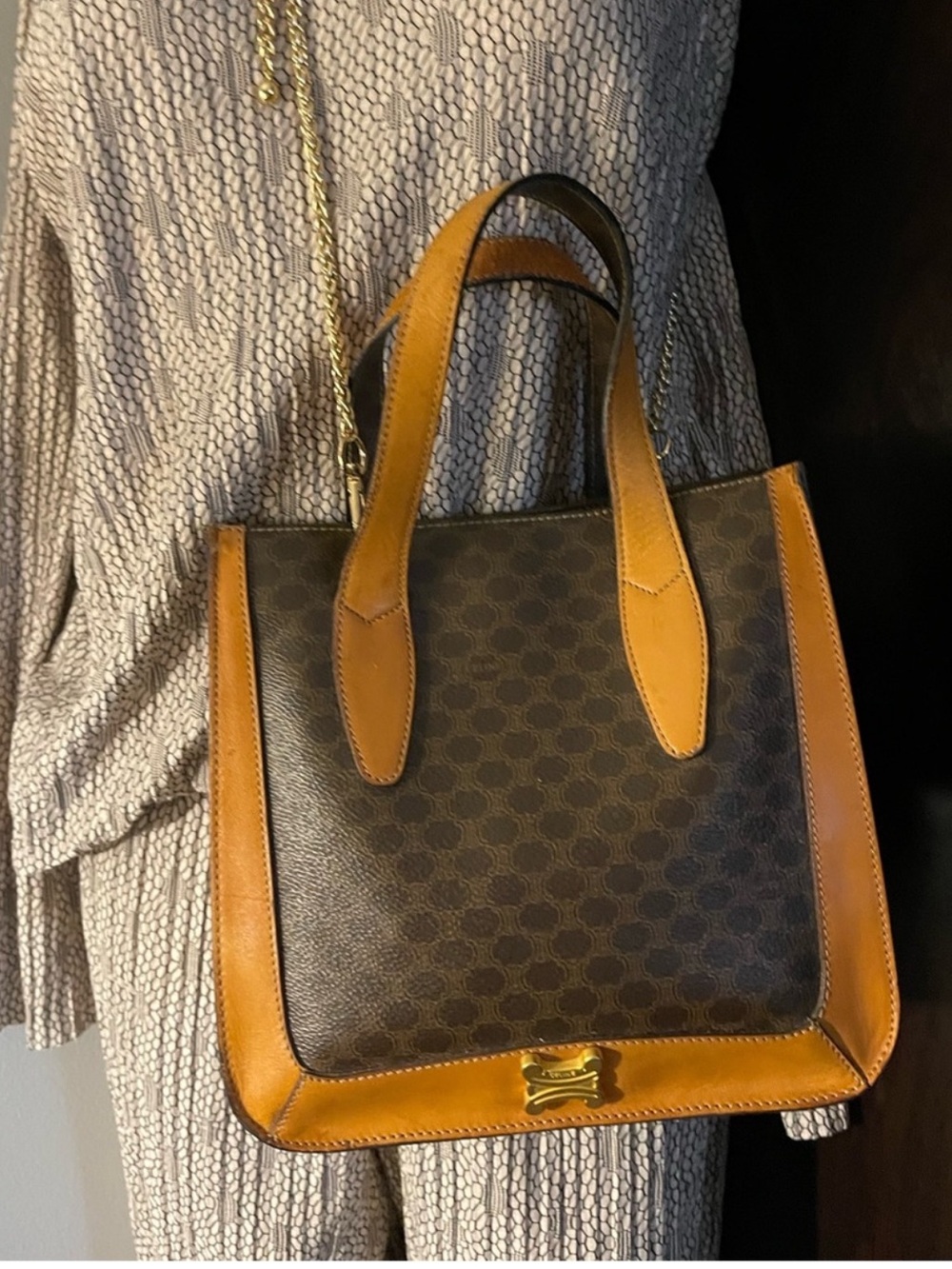 Authentic CELINE vintage small satchel bag - Picture 15 of 15